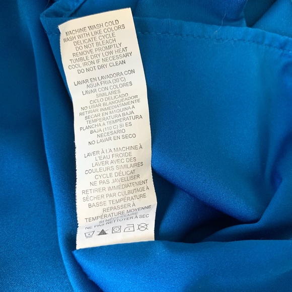 Kensie Blue with Sparrow Print Skater Dress - Picture 7 of 12